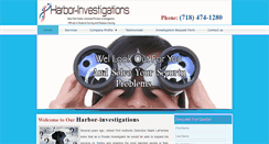 Desktop Screenshot of harbor-investigations.net